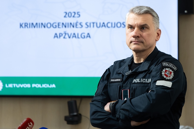Policijos generalinis komisaras: pasitikiu policijos imuniteto pareigūnais, bet klausimų jiems turiu
