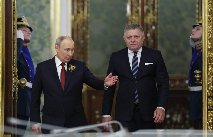 Putinas Kremliuje priėmė Slovakijos premjerą