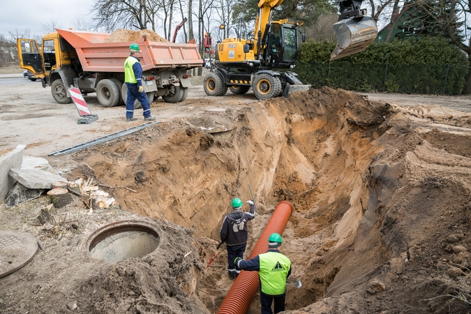 Paviršinių nuotekų tinklo rekonstrukcija Fabijoniškėse: pranešė, kaip keisis eismas