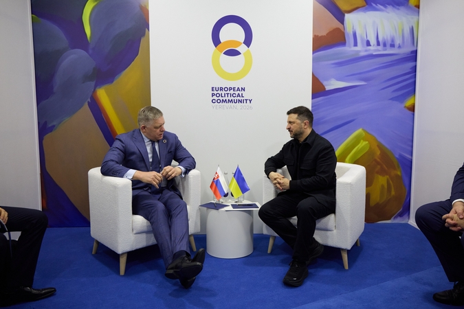 Zelenskis ir Fico aptarė bendradarbiavimą