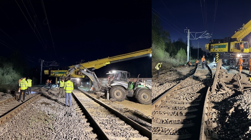 Geležinkelio avarija Kėdainių rajone: eismas atnaujintas, tačiau galimi traukinių vėlavimai