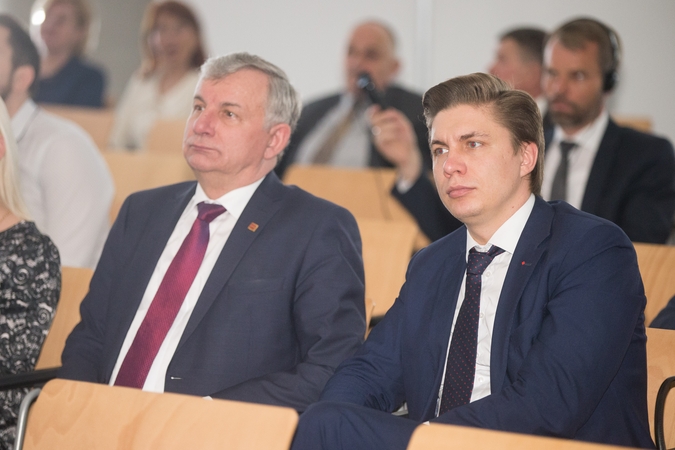 Rimantas Sinkevičius (kairėje) ir Mindaugas Sinkevičius