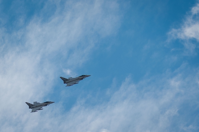 Droną Latvijoje numušė iš Šiaulių pakilę naikintuvai