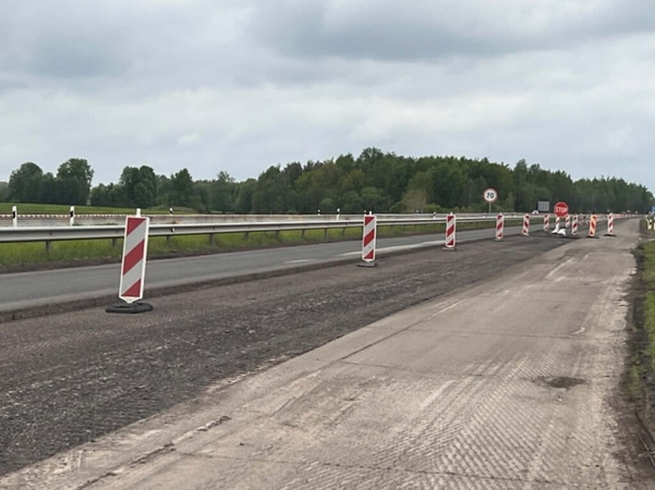 Pirmadienį – nauji eismo ribojimai magistralėje Vilnius–Klaipėda