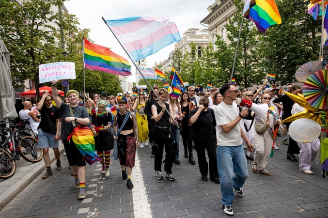 Vilniuje – LGBTQI bendruomenę palaikančios eitynės „Už lygybę!“