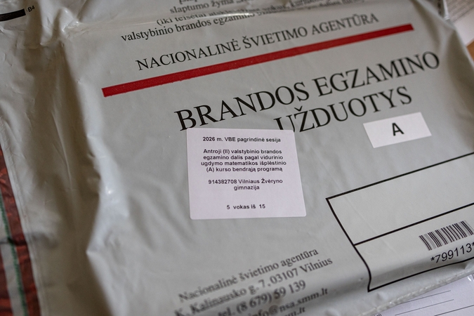 Skelbiamos matematikos egzamino užduotys