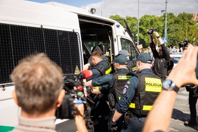 Per „Lithuanian Pride“ eitynes – dar vienas incidentas: vyras užsidirbo baudžiamąją bylą
