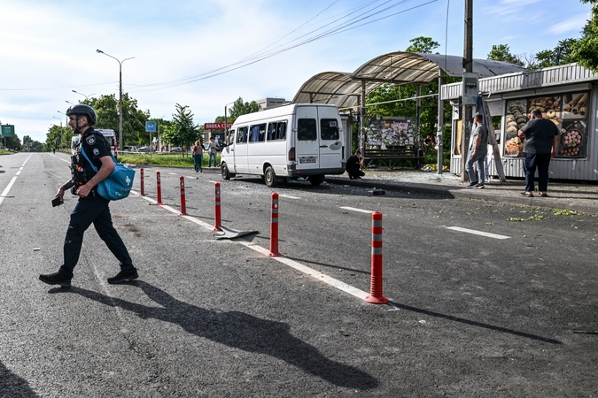 Gubernatorius: Zaporižios srityje per Rusijos smūgius žuvo du žmonės, yra sužeistųjų