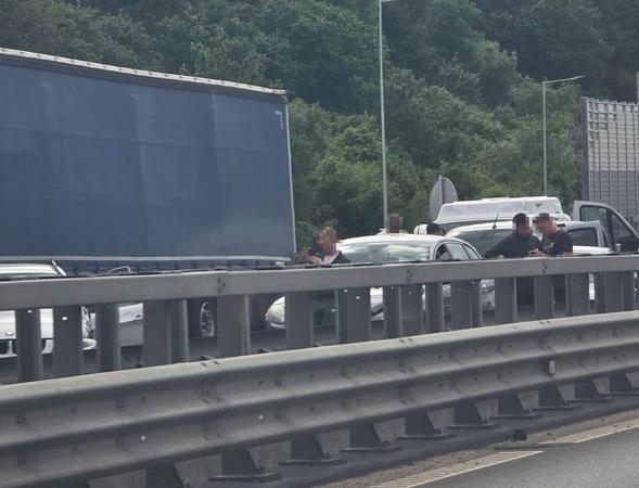Prireiks kantrybės: prie „Megos“ – šešių automobilių avarija