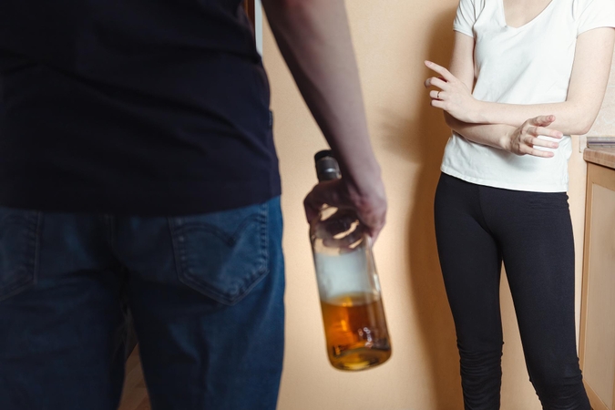 Namuose – konfliktas dėl alkoholio