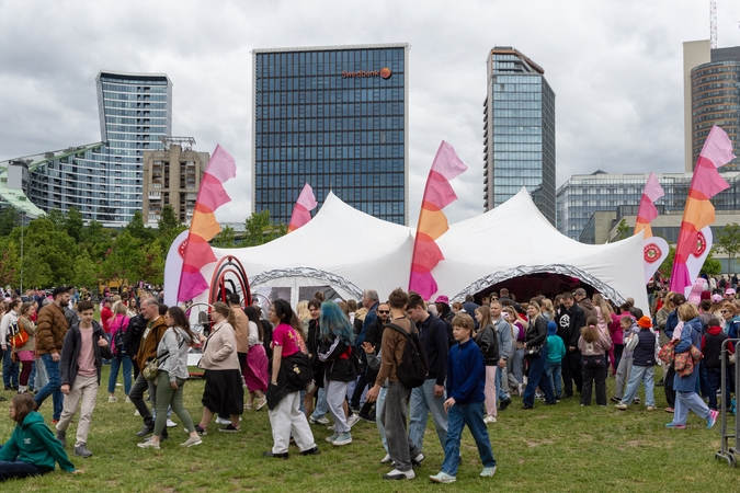 Šaltibarščiai, NASA ir minios žmonių: kas vyko „Pink Soup Fest“ metu?