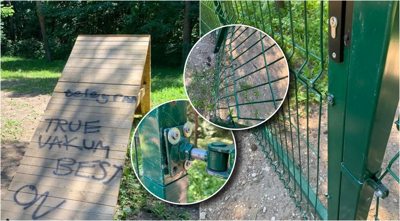 Kam užkliuvo šunų aikštelė?