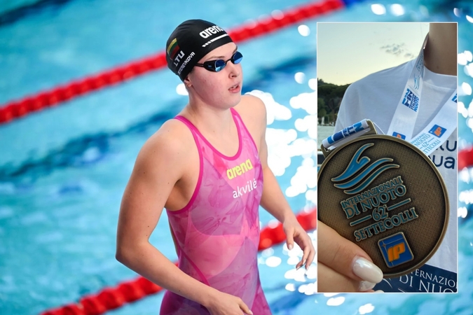 „Sette Colli“ čempionatą vainikavo Kotrynos Teterevkovos bronzos medalis