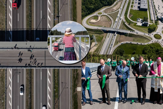 Nauja Kauno jungtis: atidarytas Ašigalio gatvės viadukas