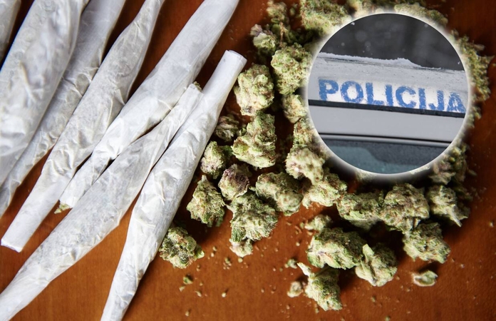Policijos pareigūnai pas paauglį rado lankstinuką su narkotikais