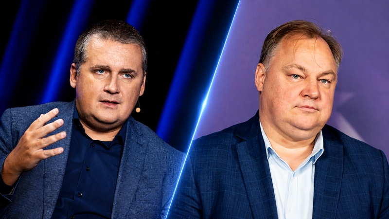 Skirmantas Malinauskas (kairėje) ir Raimundas Šimaitis (dešinėje)