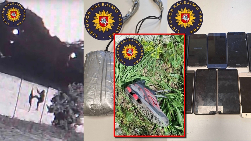 Kas kalėjimo teritorijoje pametė „kurpaitę“?