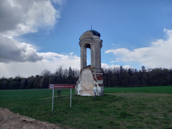Vieta: kompaktiška vėlyvojo baroko Normainių koplytėlė stovi buvusio Normainių dvaro teritorijoje, netoli kelių kryžkelės Šėta–Normainiai–Mitėniškės–Naujokai.