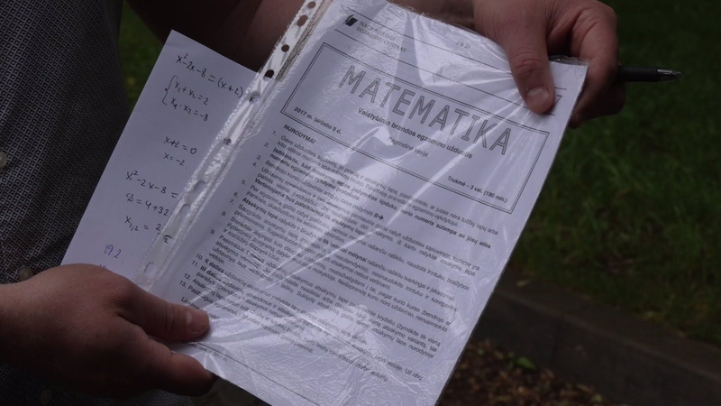Matematikos egzaminas pribloškė net stipriausius: kalba apie olimpiadinio lygio užduotį