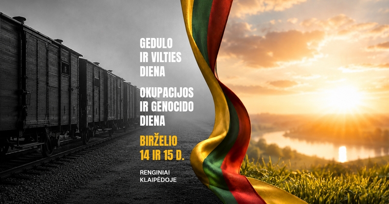 Klaipėda minės Gedulo ir vilties dieną: kviečia į nemokamus atminimo renginius