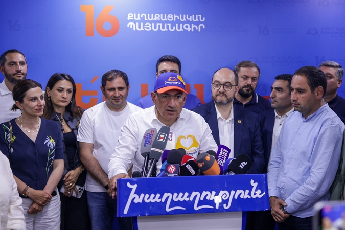 Armėnijos valdančioji partija laimėjo rinkimus