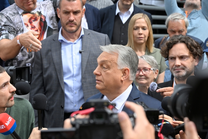 Žiniasklaida: Viktoras Orbanas po pralaimėjimo rinkimuose perrinktas partijos „Fidesz“ pirmininku