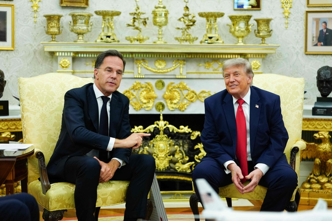 Markas Rutte ir Donaldas Trumpas
