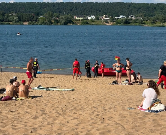 Nesibaigia žaidimai su mirtimi Lampėdžio ežere: pirmadienio popietę jame vėl nuskendo žmogus