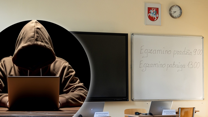 Nerami egzaminų pradžia: masinė grasinimų banga panikos nesukėlė
