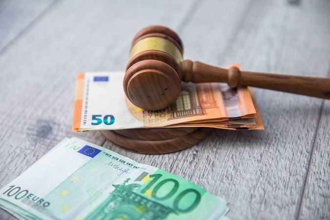FNTT: už sankcijų pažeidimus asmenims pernai skirta daugiau kaip 6,2 mln. eurų baudų