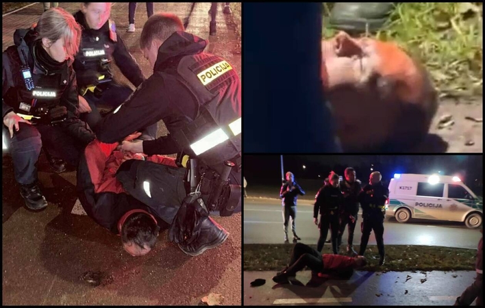 Už smūgį dviguba žmogžudyste įtariamam Benui Mikutavičiui – bausmė policininkui