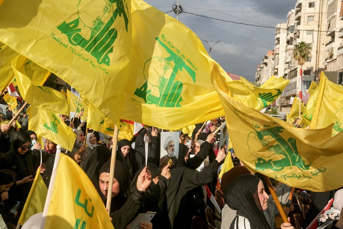 „Hezbollah“ atmeta paliaubas su Izraeliu