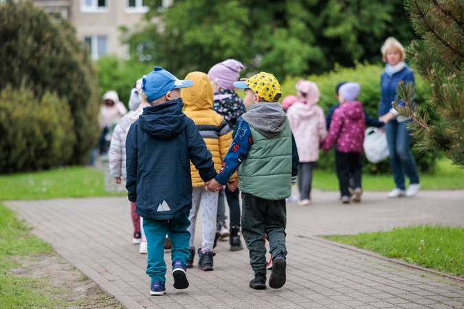 Praktika: lopšelyje-darželyje „Girinukas“ pakako trijų pratybų, kad vaikai nustotų verkti ir ramiai reaguotų į pavojaus signalą.