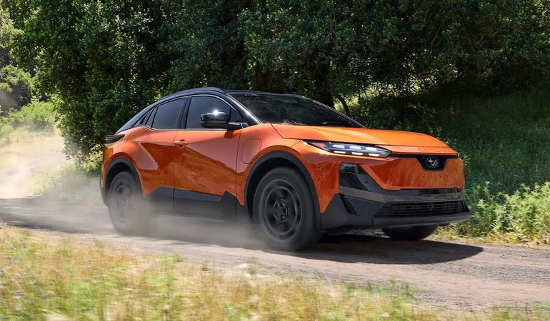 Naujokas: praeitą mėnesį Lietuvoje debiutavo kompaktinis elektrinis visureigis „Subaru Uncharted“.