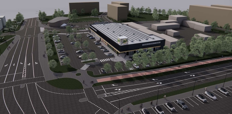 Statybos: Gargždų centre atsiras dar vienas prekybos centras.