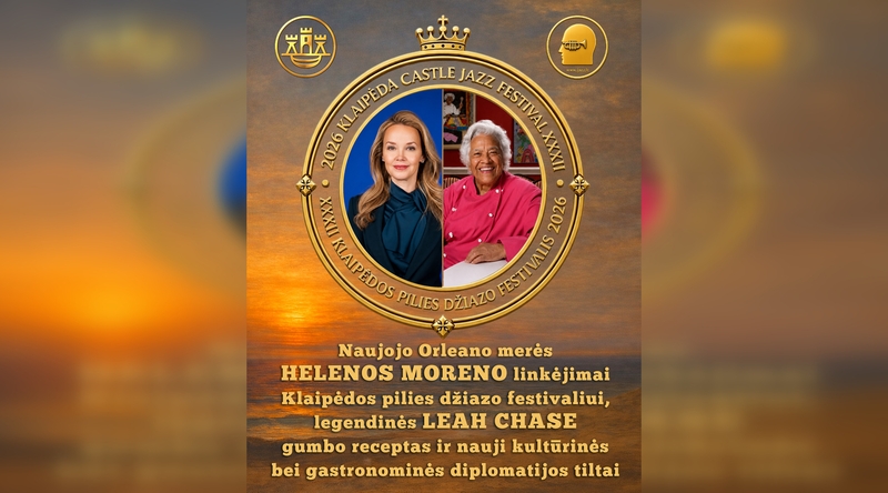 Klaipėdos pilies džiazo festivaliui – Naujojo Orleano merės linkėjimai ir legendinis gumbo receptas