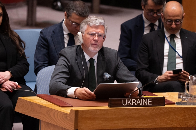 Ukraina Jungtinėse Tautose perspėjo Rusiją: Nešdinkitės, kol ne vėlu
