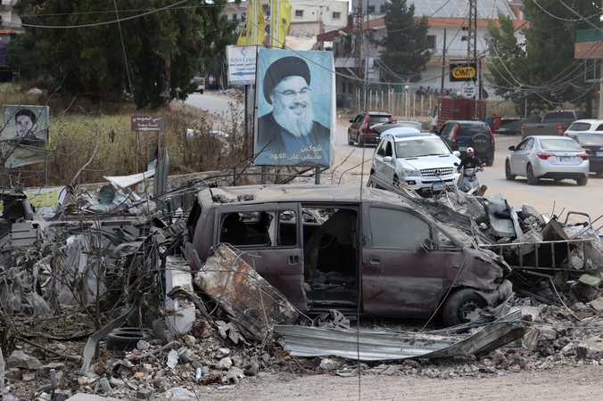 Izraelis pareiškė išvesiantis karius iš Libano tik tada, kai „Hezbollah“ bus nuginkluota
