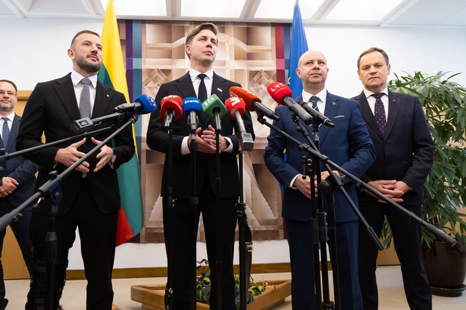 Vilniuje pasirašyta valdančiosios koalicijos sutartis.