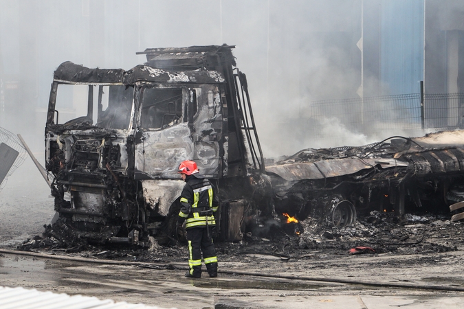 Per Rusijos smūgius Ukrainoje žuvo vienas žmogus, dar dvi dešimtys sužeisti
