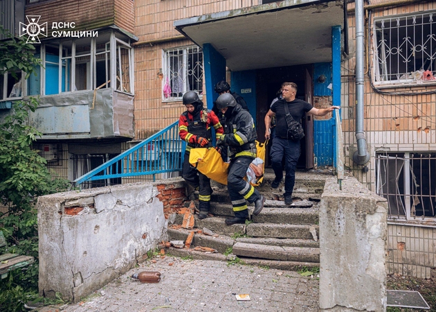Per Rusijos smūgius Ukrainoje žuvo aštuoni žmonės