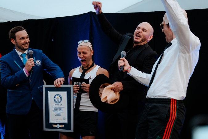 Pitbull pasiekė Gineso pasaulio rekordą: pasaulinis fenomenas atkeliauja į Kauną