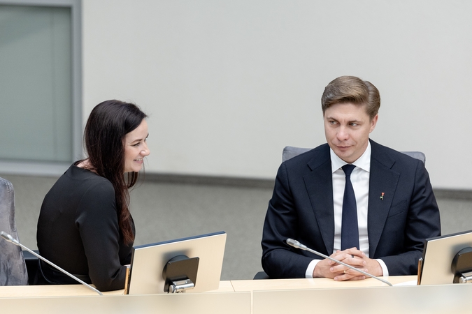 Inga Ruginienė ir Mindaugas Sinkevičius