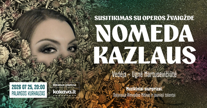 Kas slepiasi už operos žvaigždės? Nomeda Kazlaus Palangoje pristato netikėtą renginio formatą
