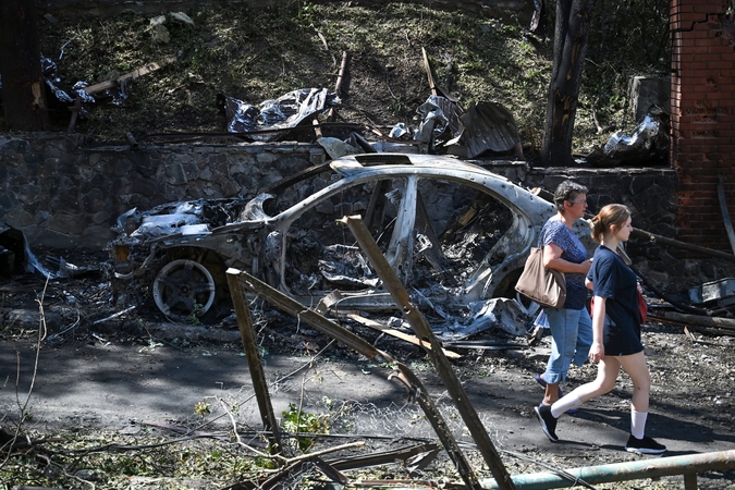 Rusijos atakos Kyjive aukų skaičius išaugo iki 27