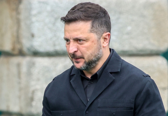 Volodymyras Zelenskis: dėl svarbaus Kostiantynivkos miesto tebevyksta kovos