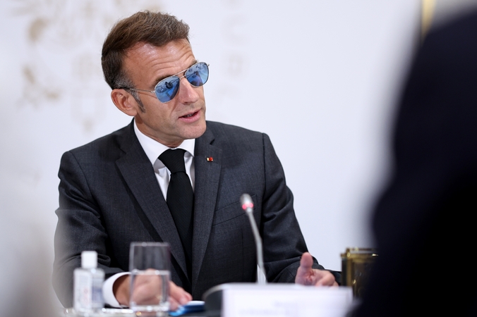 Sirijoje laukiama Prancūzijos prezidento Emmanuelio Macrono vizito