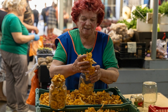 Miško gėrybės turguose