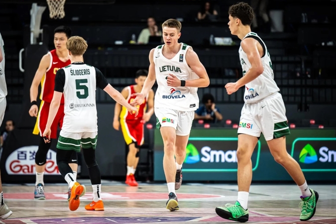 Į U17 pasaulio čempionato atkrintamąsias – tiesiausiu keliu: Lietuvos rinktinė triumfavo B grupėje