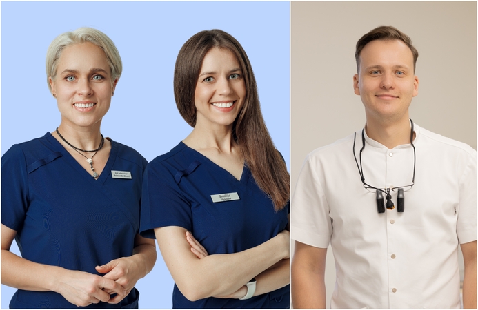 Iš kairės: Raimonda Kiverė, Emilija Krajinė, Lukas Mingaila